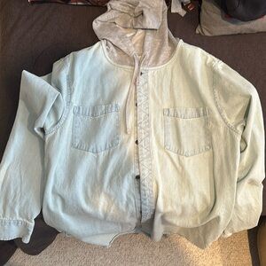Men’s Pacsun Jean jacket with hood